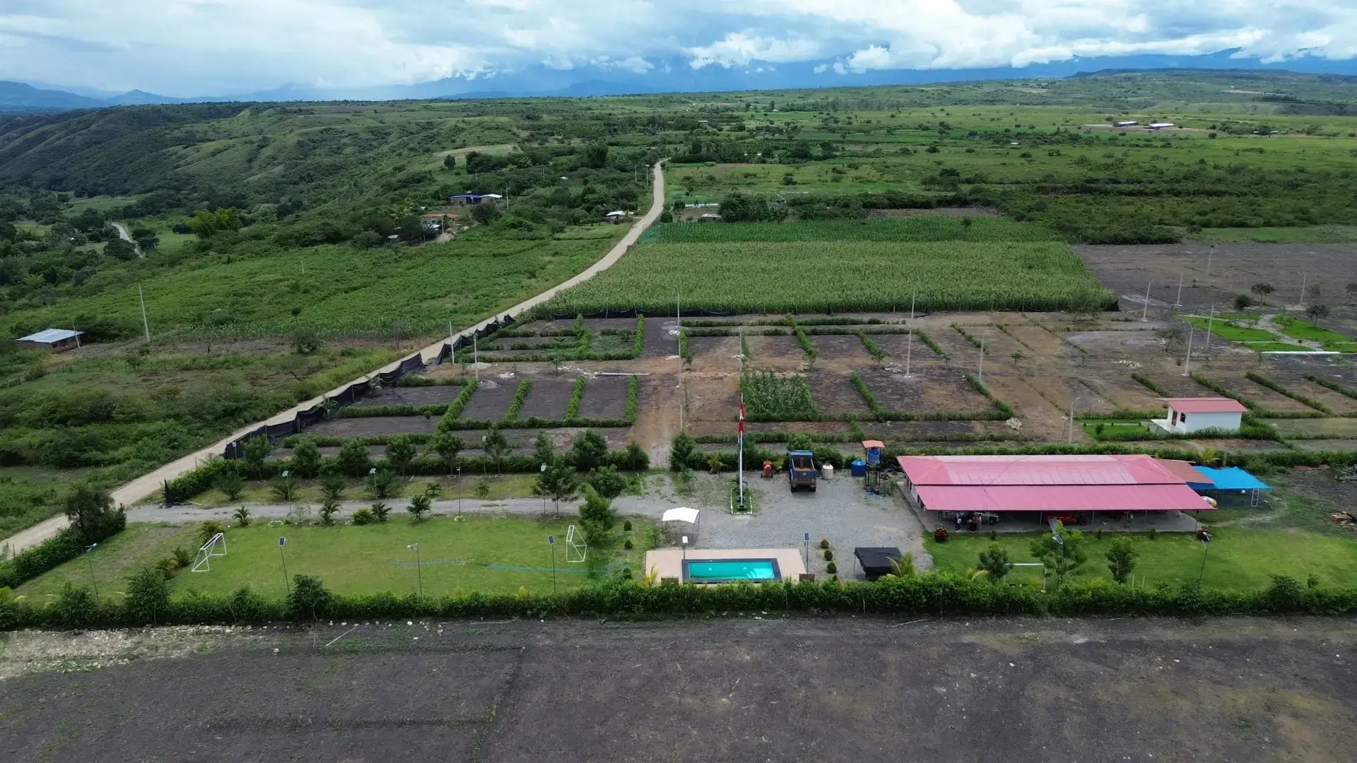Vista del proyecto Santa Fe Condominio Campestre