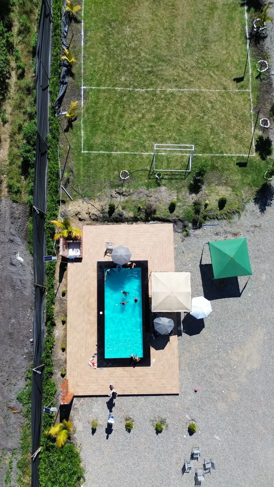 Vista aérea de Santa Fe Condominio Campestre