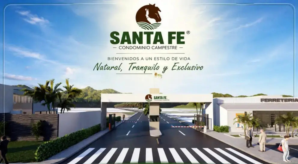 Mapa de lotes de Santa Fe Condominio Campestre